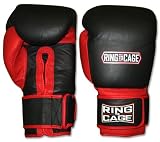 Safety Strap Sparring Gloves for Muay Thai, MMA, Kickboxing, Boxing-14oz