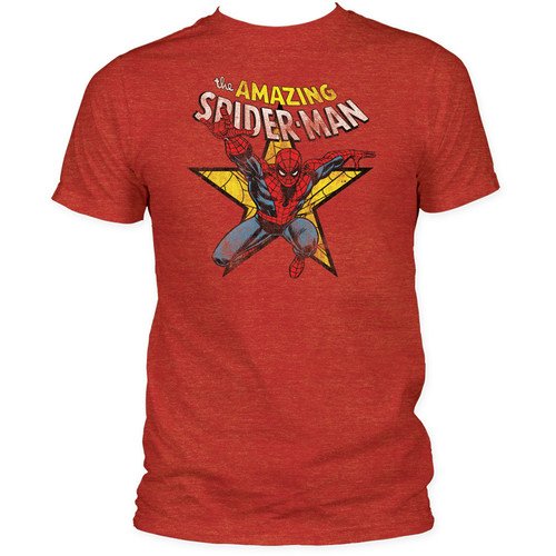 スパイダーマン ソフトタイプ Tシャツ マーベル アメコミ Spiderman Marvel 並行輸入