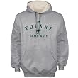Adidas Tulane Green Wave Ash Practice Hoody Sweatshirt