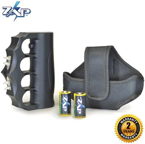 Blast Knuckles Stun Gun 950000 Volts Black w/Holster