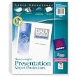 DIAMOND CLEAR HEAVYWEIGHT SHEET PROTECTORS 25 PER CARTON