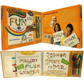 rainbow brush alphabet marker kit as seen on tv cheap price