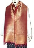 Silk Long Scarf Womans Accessories India 22 x 72