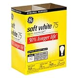 Review GE 41287 / GE Soft White Light Bulbs, Longlife, 75 Watts, Pack Of 2