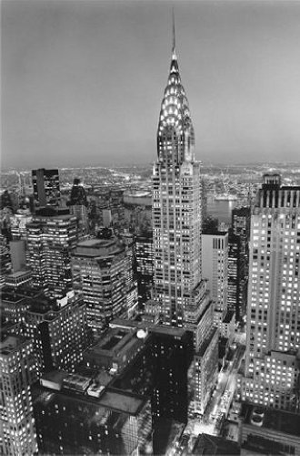 1art1 40562 New York - Chrysler Building Fototapete Poster-Tapete (175 x 115 cm)