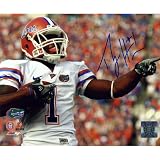 Percy Harvin Autographed Florida Gators (White Jersey #1) 8x10 Photo