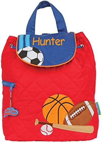 Personalized Stephen Joseph Sports Quilted Backpack