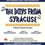 The Boys From Syracuse (1997 Studio Cast)