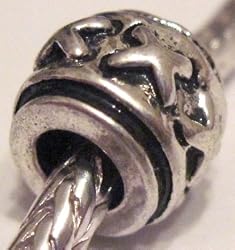 Silver Plated Spacer Bead Fits Pandora Hugs, 11mm (1)
