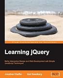 cover of Learning jQuery: Better Interaction Design and Web Development with Simple JavaScript Techniques