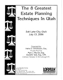 Books : The 8 Greatest Estate Planning Techniques