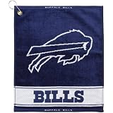 NFL Buffalo Bills Navy Blue Woven Jacquard Golf Towel