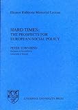 Hard times : the prospects for European social policy