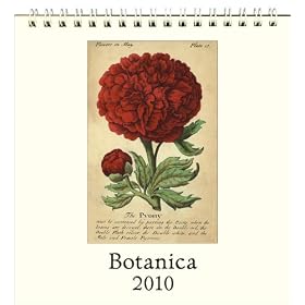 Cavallini Botanica 2010 Desk Easel Calendar 6 by 6.5 inch