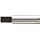 Union Butterfield 1585(UNC)/1585(UNF) High-Speed Steel Spiral Point Tap, Relieved Style, Uncoated (Bright) Finish, Round Shank with Square End