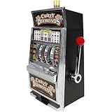 RecZone Crazy Diamonds Slot Machine Bank with 100 Tokens