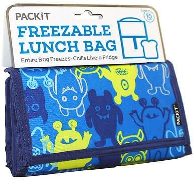 Pack-it 8" Personal Cooler Freezable Lunch Bag with Adjustable Strap Cold Food