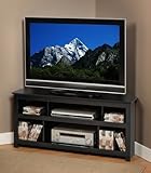 Vasari Corner Flat Panel Plasma/LCD TV Console - Black