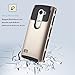 LG C40 Case, LG Leon Case,Heng Tech for LG C40 High Impact 2in1 Hybrid Armor Case, Heavy Duty Dual Layer (outer Hard + inside Soft TPU) Cover Case for LG Leon / Tribute 2 (Gold+Black)