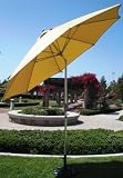 Bayside21 - 9 &acute; Protexture Tilt Market Umbrella - Yellow - B001BSTJGG