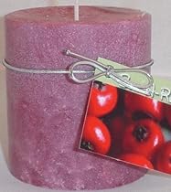 Ultra Scented 3x4 Pillar Candle - Natural Wax - Plumeria