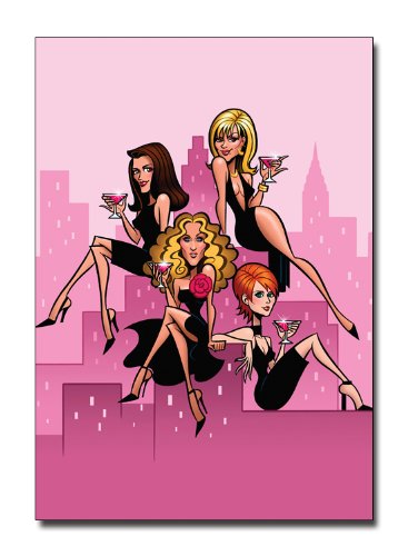 Sex & City - Damn Funny Divas Merry Christmas Greeting Card