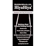 HiyaHiya Circular 9-inch (23cm) Steel Knitting Needle; Size US 1 (2.25mm) HISTCIR9-1