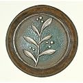 Leaf And Bud Wall Decor - Brown\Copper Green