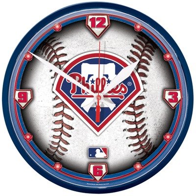 Philadelphia Phillies Round Clock