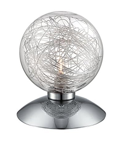 WOFI Lampada Da Tavolo Verre cromo