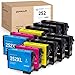 Ziprint Remanufactured Ink Cartridge Replacement for Epson 252 XL 252XL T252XL Ink use for Epson Workforce WF-7710 WF-7720 WF-3640 WF-3620 WF-7610 WF-7620 WF-7210 Printer (12-Pack)