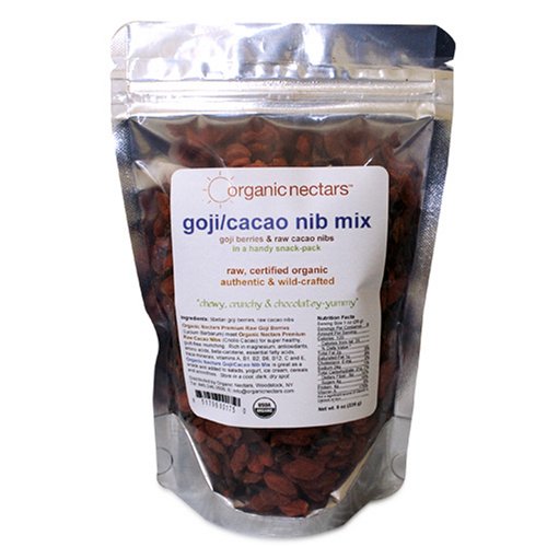 Organic Nectars Raw Cacao Goji Mix, 8-Ounces (Pack of 2) by Organic Nectars