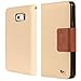 Galaxy S6 Case,By HiLDA,Samsung Galaxy S6 Wallet Case,PU Leather Case,Credit Card Holder,Flip Cover Case[Brown]