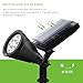 Litom Solar Spotlights Adjustable 4 LED Outdoor Landscape Solar Lights Waterproof Security Lighting