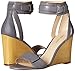 Nine West Women's Finula Leather Wedge Sandal