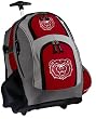 Missouri State Bears Rolling Backpack Deluxe Red Missouri State University - Best Backpacks Bags with Wheels or School Trolley Bags Carry-Ons - Unique Gifts!