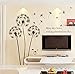 Sangu Love Dandelion Fly Removable Mural Wall Stickers Wall Decal for Home Decor