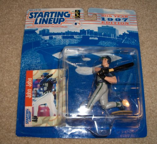 MLB Action Figure: 1997 John Jaha MLB Starting Lineup-MLB Action Figure-Major League Baseball Action Figure-Major League Baseball Figures-Major League Baseball-Baseball Figures-MLB Major League Baseball
