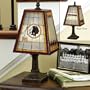 14" NFL Washington Redskins Football Stained Glass Table Lamp