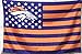Denver Broncos With US Stripe Star Flag (3ftx5ft)