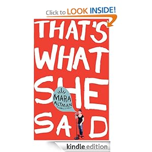 That's What She Said (Kindle Single) Mara Altman
