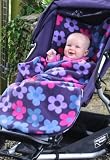 Buggysnuggle Grape Flower Fleece