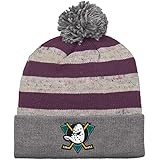 NHL Mitchell & Ness Vintage Speckled Oatmeal Knit Hat