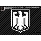 (2x) German Crest Eagle - Deutschland - Sticker - Decal - Die Cut 