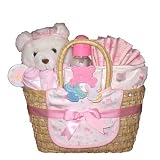 Heavenly Baby Gift Basket for Girls