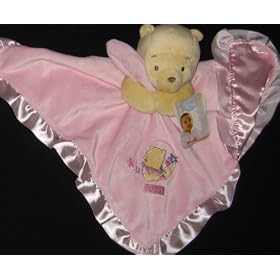 Disney Baby Winnie the Pooh Security Blanket Pink Lovey