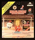 MARTIN BRODEUR / NEW JERSEY DEVILS 1997-98 NHLPA Headliners In The Crease 3" Mini Goalie & Goalie Mask * NHL *