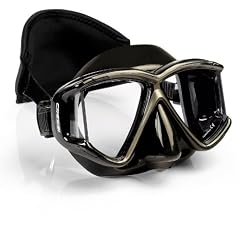 Cressi Panorama Tauchermaske mit Neopren-Trageriemen