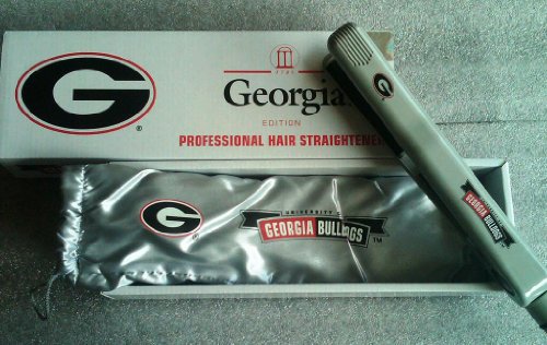 Georgia Bulldogs Professional Hair Straightener by Ionika