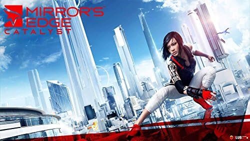 Mary-S Mirror's Edge Catalyst Silk Fabric Canvas Poster Print 12X21 Video Game Class Home Decor Wallpaper YX752